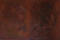 25. MM on canvas  40x60" diptych 2003