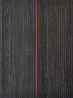 Black with Gold and  Red Line