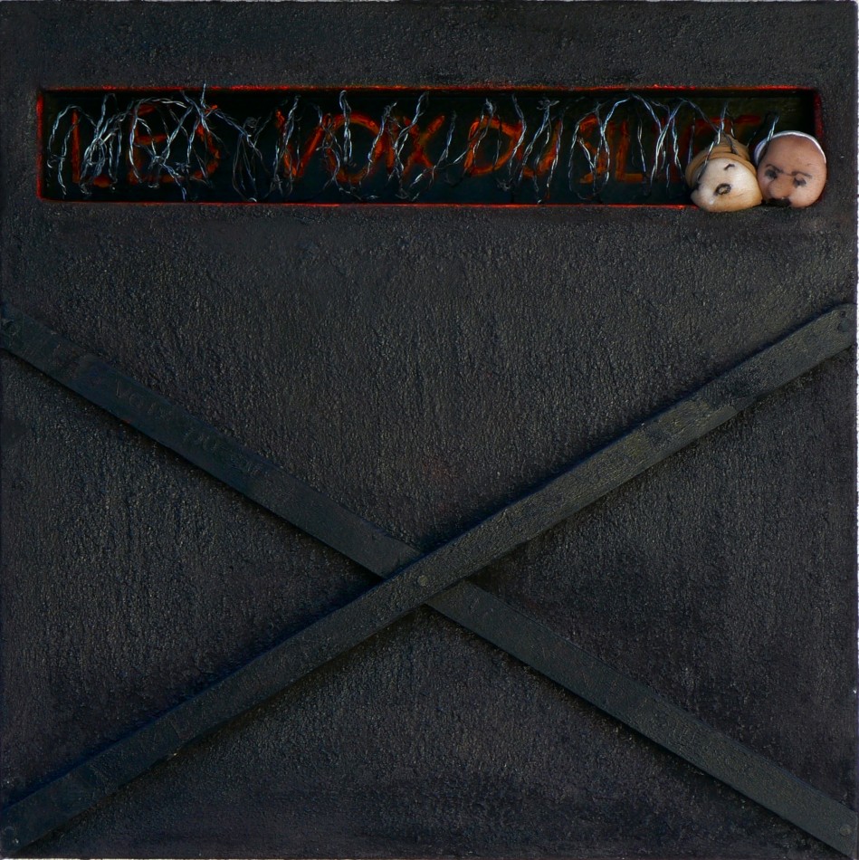 23. M.M on canvas 30x30x4" 2006
