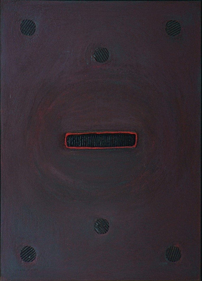 02. M.M on canvas 42x30x2.5" 2007