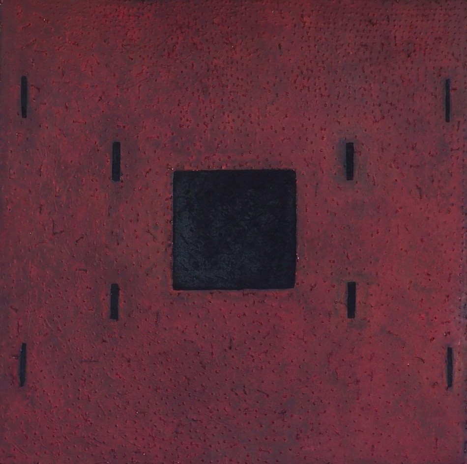 12. M.M & felt on canvas 40x40" 2006