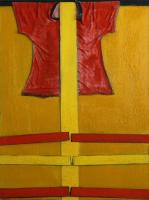 11. MM on linen 48x36" 2007