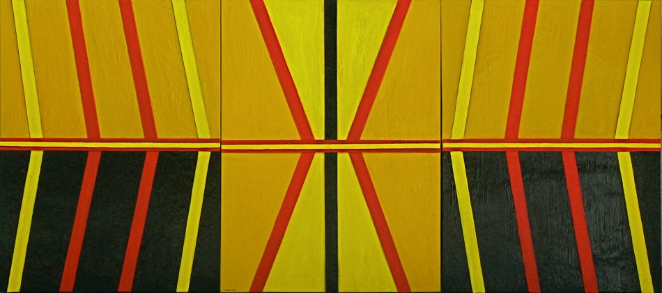 09. MM on linen 48x108" 2007