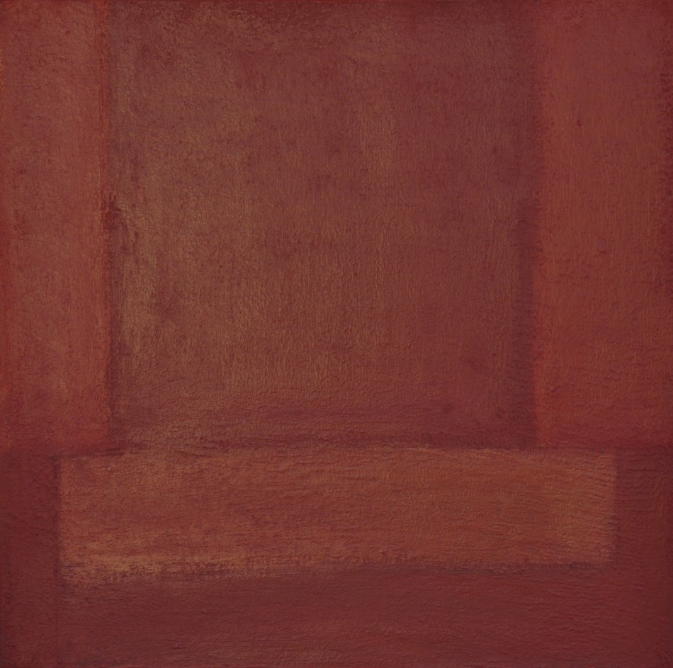 23.Red XXIII Mixed Media on canvas 18x18 2012