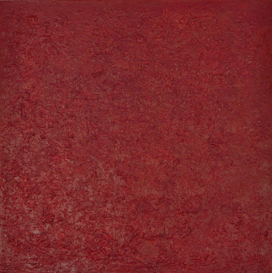 Red VIII Mixed Media on Canvas 36x36 in 2011