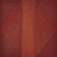 12. Red XII Mixed Media on canvas 18x18 2012