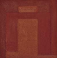 15.Red XV Mixed Media on canvas 18x18 2012