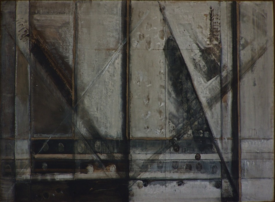 11. MM on carboard mounted on panel 22x29" 1981