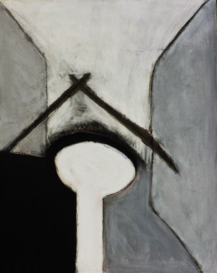 21. MM on Masonite 30x24" 1981